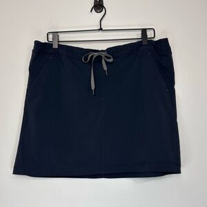 Eddie Bauer Navy Blue Skort L